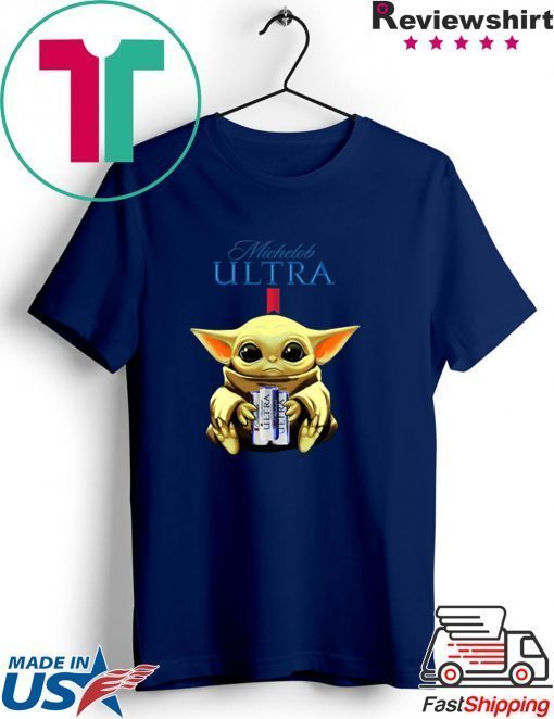 Baby Yoda Hug Michelob Ultra Beer Gift T-Shirt