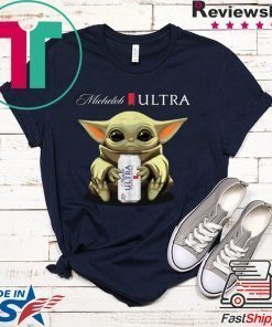 Baby Yoda Hug Michelob Ultra Gift Shirts