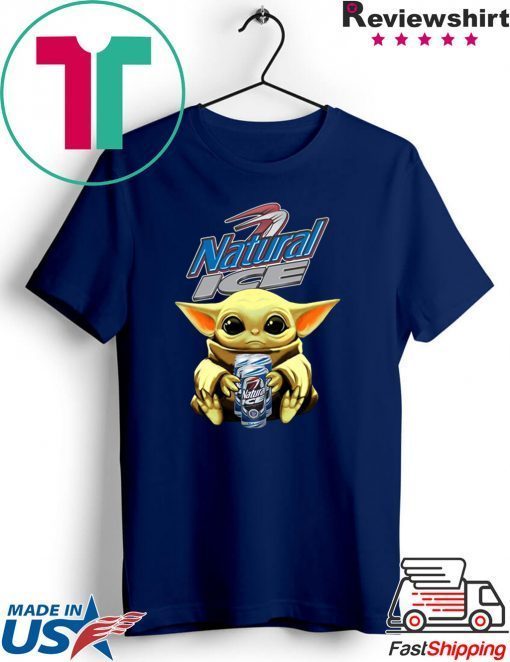 Baby Yoda Hug Natural Ice Beer Tee Shirts