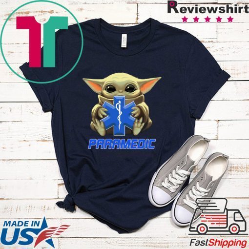 Baby Yoda Hug Paramedic Tee Shirts