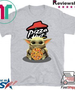 Baby Yoda Hug Pizza Hut Gift T-Shirt