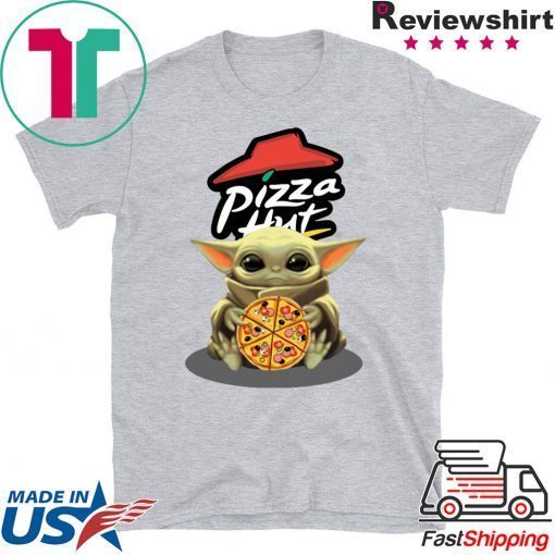 Baby Yoda Hug Pizza Hut Gift T-Shirt