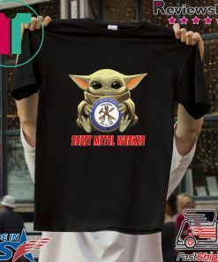 Baby Yoda Hug Sheet Metal Worker Gift T-Shirt