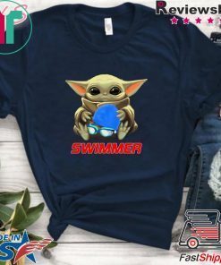 Baby Yoda Hug Swimmer Gift T-Shirt