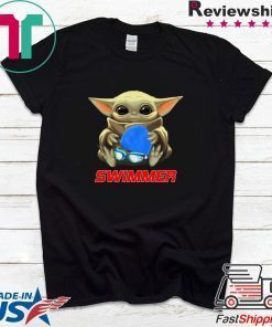 Baby Yoda Hug Swimmer Gift T-Shirt