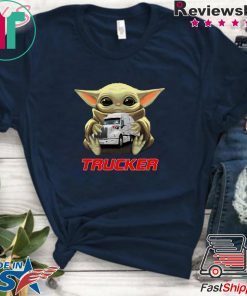 Baby Yoda Hug Trucker Gift T-Shirt