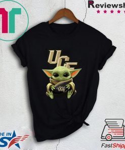 Baby Yoda Hug Ucf Knights Gift T-Shirt