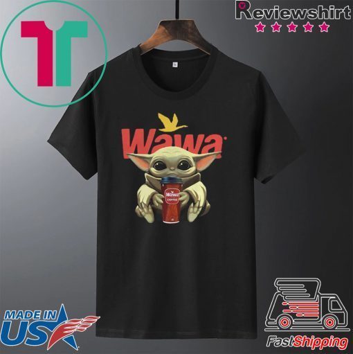 Baby Yoda Hug Wawa Coffee Tee Shirts