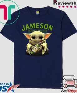 Baby Yoda Jameson Irish Whiskey Gift T-Shirt