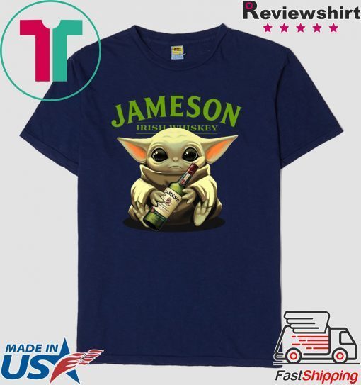 Baby Yoda Jameson Irish Whiskey Gift T-Shirt