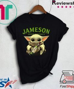 Baby Yoda Jameson Irish Whiskey Gift T-Shirt