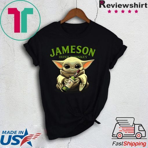 Baby Yoda Jameson Irish Whiskey Gift T-Shirt