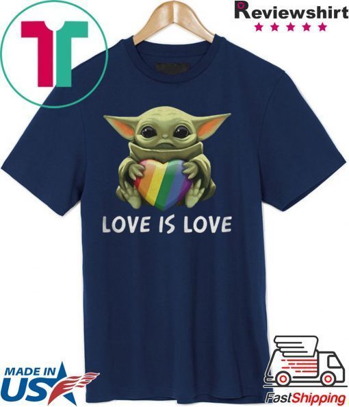 Baby Yoda Love Is Love Gift T-Shirt