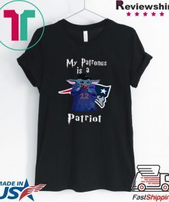 Baby Yoda My Patronus is a New England Patriots Gift T-Shirt