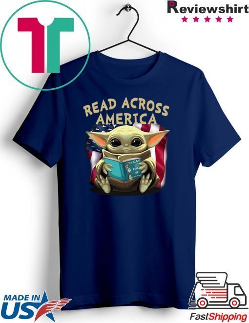 Baby Yoda Read Across America Gift T-Shirts