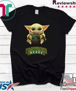 Baby Yoda hug Baylor Bears Gift T-Shirt