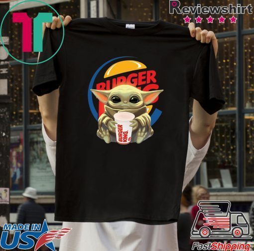 Baby Yoda hug Burger King Gift T-Shirt