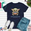 Baby Yoda hug Denver Broncos Gift T-Shirt
