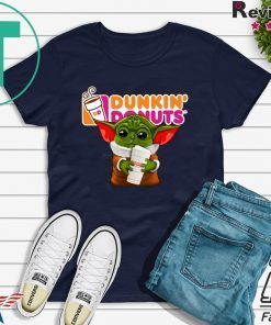 Baby Yoda hug Dunkin’ Donuts Gift T-Shirt