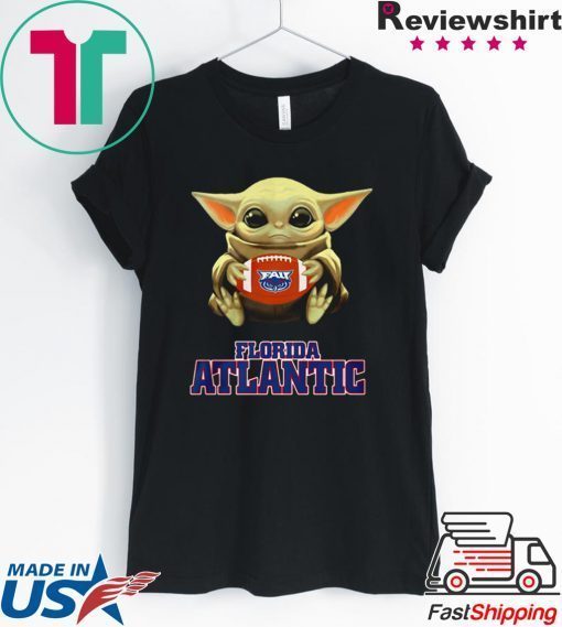 Baby Yoda hug Florida Atlantic Gift T-Shirt