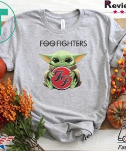 Baby Yoda hug Foo Fighters Gift T-Shirt