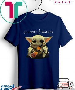 Baby Yoda hug Johnnie Walker Whiskey Gift T-Shirt