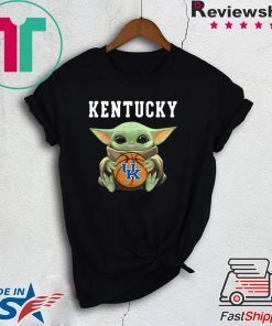 Baby Yoda hug Kentucky Wildcats Gift T-Shirts