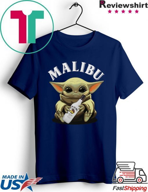 Baby Yoda hug Malibu Gift T-Shirt