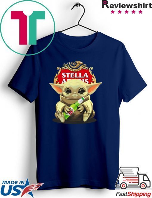 Baby Yoda hug Stella Artois Gift T-Shirt