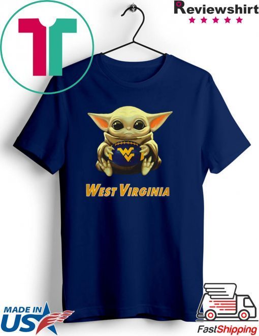 Baby Yoda hug West Virginia Gift T-Shirt