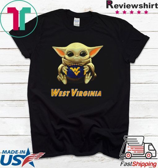 Baby Yoda hug West Virginia Gift T-Shirt