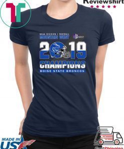 Boise State Broncos ncaa division football mountain west 2019 champions Gift T-Shirts