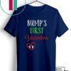 Bump's First Valentine Love Gift T-Shirt