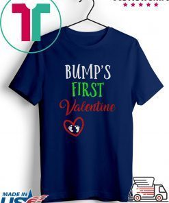 Bump's First Valentine Love Gift T-Shirt