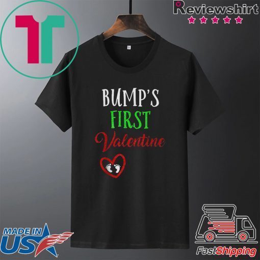 Bump's First Valentine Love Gift T-Shirt