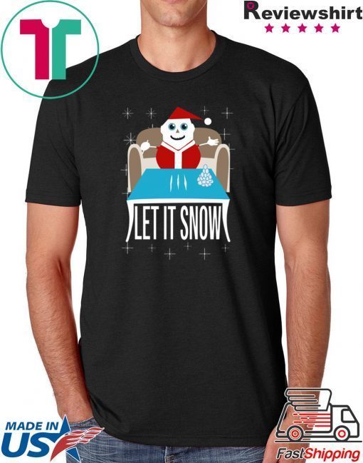 COKE SANTA LET IT SNOW T-Shirt For Mens Womens