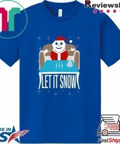 COKE SANTA LET IT SNOW T-Shirt For Mens Womens