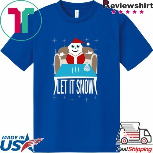 COKE SANTA LET IT SNOW T-Shirt For Mens Womens