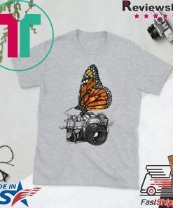 Camera And Butterfly Gift T-Shirt