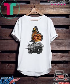 Camera And Butterfly Gift T-Shirt