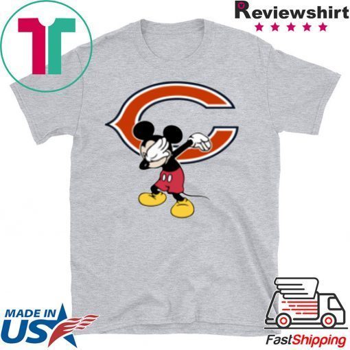 Chicago Bears NFL Football Dabbing Mickey Disney Sports Gift T-Shirt