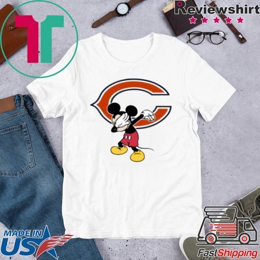 Chicago Bears NFL Football Dabbing Mickey Disney Sports Gift T-Shirt