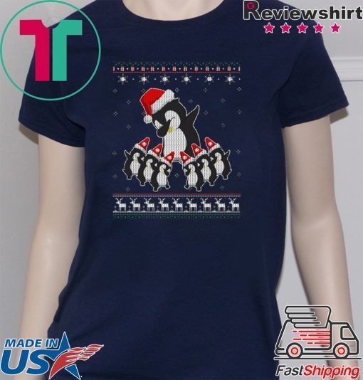 Cute Penguin Ugly Christmas Gift T-Shirt