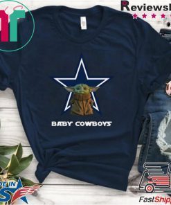 Dallas Cowboys Baby Yoda Baby Cowboys Gift T-Shirt