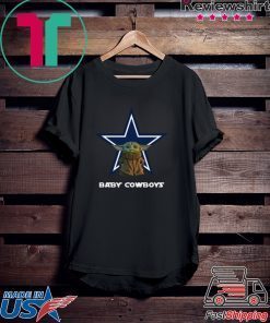 Dallas Cowboys Baby Yoda Baby Cowboys Gift T-Shirt