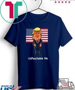 Diva Duds UNPEACHABLE ME Trump Anti Impeachment Gift T-Shirt