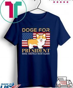 Dog For President 2020 USA American Elections Gift T-Shirt