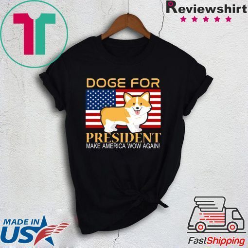 Dog For President 2020 USA American Elections Gift T-Shirt