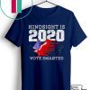 Eagles America flag Hindsight is 2020 Vote Smarted Gift T-Shirt