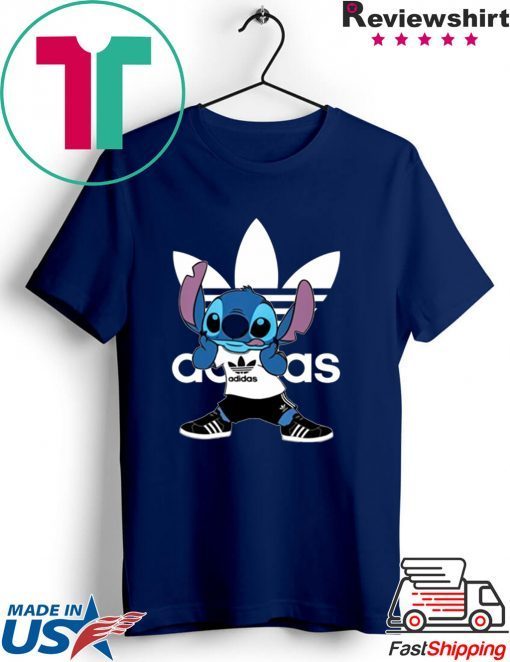 Funny Stitch Adidas Gift T-Shirt